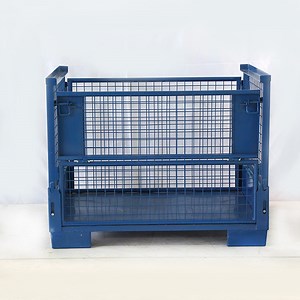 [Hot Item] Heavy-Duty Galvanized Steel Mesh Cage for Warehouse Storage