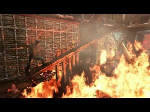 Uncharted 3: Drake's Deception - Chateau Pt 2: Burning Up Gameplay Movie (PS3)