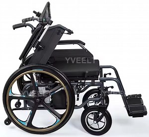 [Hot Item] Traveling Folding Power Wheel Chair Carbon Steel Invalid Motorized Electric Wheelchair for Handicapped