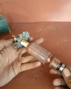 turn a large copper router into a powerful 220v generator using 10mm copper wire | Free Energy Generator