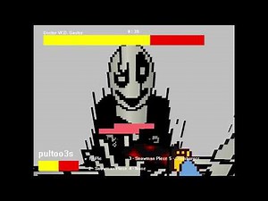 3D Gaster戦(Undertale fangame) - YABTS : Yet Another Bad Time Simulator