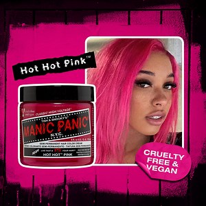 Bold, vibrant, and always cruelty-free and vegan 🌿 Our Neon Bundle features classic hair colors: 🦎Electric Lizard 🔥Wildfire 🦩Hot Hot Pink 🐠Atomic Turquoise Comment your favorite neon shade below 💥 | Manic Panic