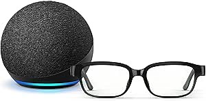 Echo Frames (2nd Gen) Classic Black + Echo Dot (4th Gen) Charcoal