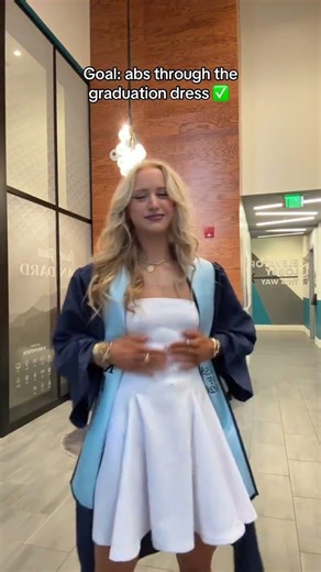 ABS through GRAD dress #bodybuilding2026 #motivation #fbb #abs