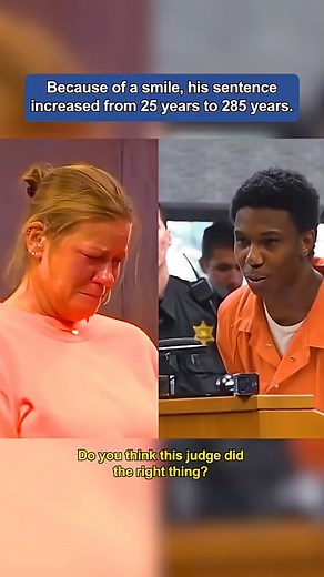 A young man's lack of remorse and a single smile during a victim impact statement turned a 25-year sentence into 285 years. The judge’s reaction has sparked a major debate about judicial power. Story in comment | The Corner