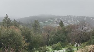 Snow in Auburn at the Foresthill Bridge