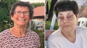 Hamas released two Israeli women held hostage in Gaza today. Yocheved Lifshitz, 85, and Nurit Cooper, 79, were taken into Egypt, where they were put into ambulances. MORE: https://808ne.ws/3Qafv7t 📹: Eshet 13, Israel Hostages and Missing Families Forum | Honolulu Star-Advertiser