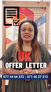 3K views · 16 reactions |  Already have your UK university offer letter? Don’t delay your visa process! Contact us NOW and get expert help to start your journey. 077 44 66 333 - 071 46 37 313 #UKVisaSupport #reelsviralシ #VisaExperts #reelsviralシfb #UKStudentVisa #adviser #SeptemberIntake2025 #VisaApproved #VisaSuccess #ImmigrationAdvice #visaconsultancy #RohakaVisaConsultant #uk #studentvisa #uktravel #migrate #StudyinUK #unitedkingdom | Rohaka Visa Consultants | Facebook