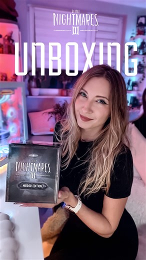 ArtiXana | Tech & Gaming Creator | Gamer PC Xbox PS5 on Instagram: "𝙇𝙞𝙩𝙩𝙡𝙚 𝙉𝙞𝙜𝙝𝙩𝙢𝙖𝙧𝙚𝙨 𝟯 𝙈𝙞𝙧𝙧𝙤𝙧 𝙀𝙙𝙞𝙩𝙞𝙤𝙣 ✨ Unboxing ✨ That eerie atmosphere, twisted fairytale aesthetic, and unsettling charm already make it feel like something truly special 🪞🖤 It’s that perfect mix of mystery and horror - every shadow hides a story, every sound gives you chills 😱✨ The Mirror Edition looks absolutely stunning - the attention to detail is unreal 😍 🙌 Let me know who’s ready to step 