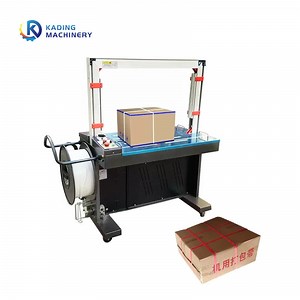 [Hot Item] Semi-Auto PP Belt Box Case Strapping Machine for Corrugated Carton Boxes