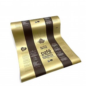 [Hot Item] Digital Printed Custom Design 500g 1lb Coffee Powder Bag Coffee Bean Packaging Bag with Valve & Tin Tie