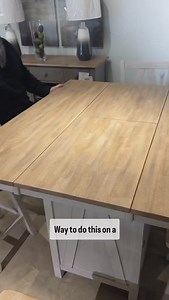 The table leaf education continues! 🦋 #diningtable #furnituretips #waysidefurniture #akron #cleveland #howto | Wayside Furniture & Mattress