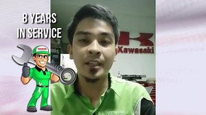 At Kawasaki, we are committed to give the Superb service to all our Kawasaki customers. Meet our next featured Service Mechanic, Mr. Reynoso Torregosa. He is 30 years old, assigned at KSC Cagayan de Oro City and a dedicated Kawasaki Service Mechanic for 8 years. His message to our customers : “Busa sa among mga customers ug mga higala namo. Ayaw namo pag duha duha ug bisita diri sa Kawasaki Service Center diri sa Gusa highway, Cagayan de Oro City. Kay andam kami mu alagad ug mu serbisyo para mat