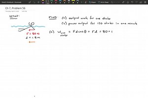 SOLVED:The swimmer shown in Figure 7.41 exerts an average… | Numerade