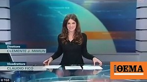 Hot Italian TV presenter with no panties?… (RACY VIDEO-PHOTOS)