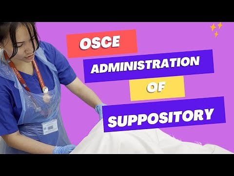 Administration of Suppository | OSCE | EMER DIEGO