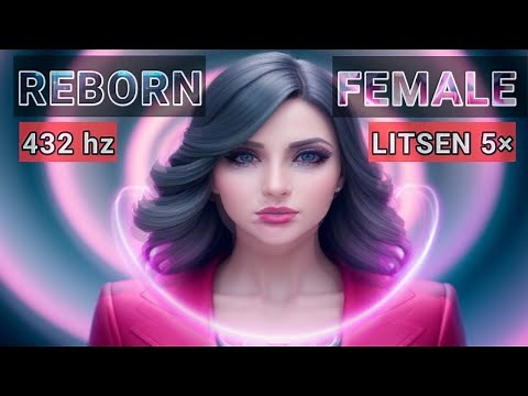 Reborn Female: MTF Subliminal Hypnosis | 432 Hz Frequency for Fast Feminine Transformation 💖