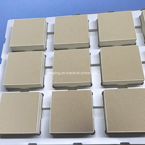 [Hot Item] Infrared Grill Plate BBQ Industrial Infrared Gas Burners Use Cordierite Honeycomb Ceramic Plate Kitchen Infrared Ceramic Plate