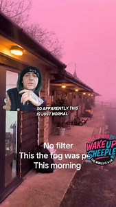 42K views · 3.4K reactions | Pink fog across the UK… labelled a “rare weather phenomenon.” Maybe. Maybe not. When the sky starts changing colours, people are allowed to ask questions. Curiosity isn’t fear. #PinkFog #RareWeather #LookUp #QuestionEverything #ThinkForYourself | Jack Maclean | Facebook