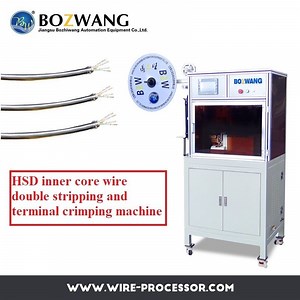 [Hot Item] 2.5t-Hsd Automatic Double Wire Stripping and Terminal Crimping Machine