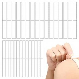 100 Counts Cloth Tape Double Sided Tape Sticky Clothing Tape Adhesive Women Fashion Clothing and Body Tape for All Skin Shades and Fabric, 2 Size Available