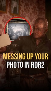 It's so cool that the devs made the photo react to the scene rather than always being the same! It looks so funny hanging on their wall  #RedDeadRedemption2 | Dexerto | Facebook