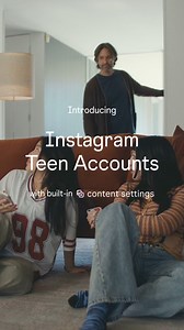 Introducing Instagram Teen Accounts. Accounts with automatic protections for who can contact teens and the content they can see. | Instagram