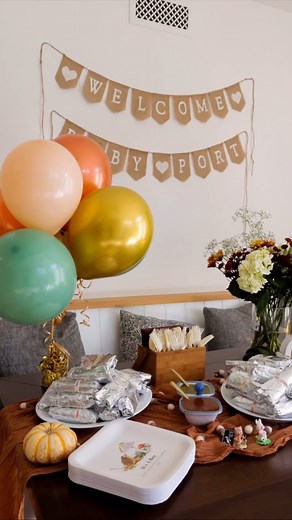 Tessa's woodland creatures baby shower was filled with all the adorable touches to welcome her little one – acorn mushroom decor, a gardening station to plant flowers as party favors, and "It's a Boy!" cappuccinos. 🍄🦊🤰 #evite #baby #babyshower #babyshowerideas #babyshowertheme #shower #showerideas #showerdecor #babyshowerdecor | Evite