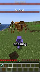 What Happens If You Spawn Garfield in Minecraft #minecraft #minecraftmemes #minecraftbuilds #minecraftpe #minecraftmods | SeaWattgaming