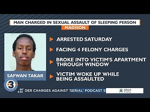 Man charged in sexual assault of woman sleeping inside apartment near UW-Madison campus
