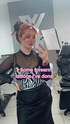 Beautiful Forearm Tattoos by Female Tattoo Artist