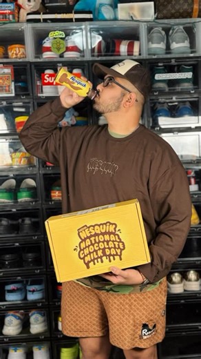 Shubhankar "Shubi" Joshi, MD | Creator on Instagram: "拏 Happy national chocolate milk day! 拏 Thank you @nesquikusa for the wonderful swag! My favorite Nesquik flavor is the chocolate one!  #NesquikPartner #NesquikNation"