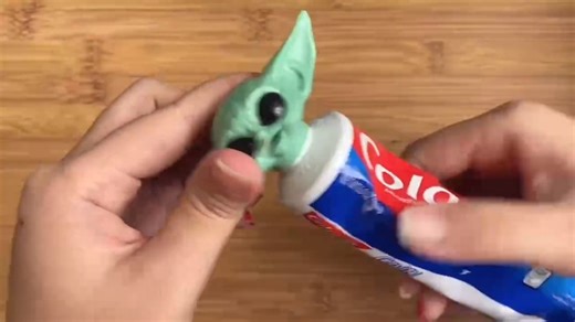 Watch Baby Yoda Toothpaste dispenser on Amazon Live