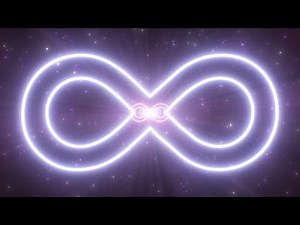 Infinity Symbol Sign Shape Moving Bright Neon Lights Tunnel Forever 4K Video Effects HD Background
