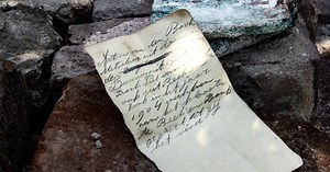 Briefje uit 1904 opgedoken bij werkzaamheden aan De Brabantse Kluis in Aarle-Rixtel