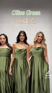 1.3K views | Choosing a colour scheme can always be a difficult decision! Our satin collection features 5 stunning colours in 4 styles: Midnight Blue Deep Black Dusky Pink Light Champagne Olive Green Which would you choose? 殺 www.wed2b.com/bridesmaids/satin | WED2B | Facebook