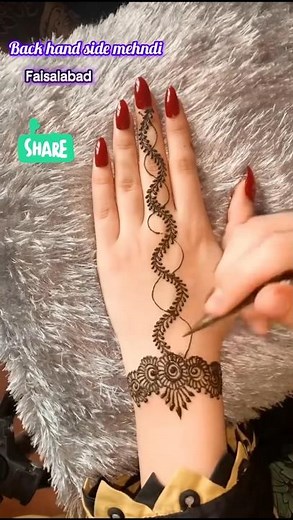 Beautiful back hand side mehandi design 2025|#ytshorts #mehndiart #youtubeshorts #mehandidesign