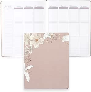 Erin Condren 8x10 Softbound LifePlanner (January 2024 - December 2024) - Wildflowers, vertical layout