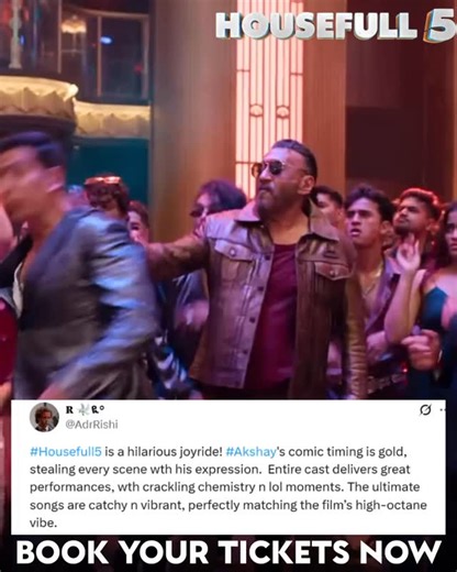19 reactions | Housefull 5 is a hilarious joyride. Book your tickets now. #Housefull5 is in cinemas now | Mind Blowing Films | Facebook