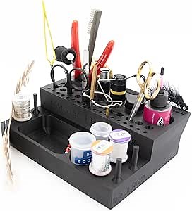 Fly Tying Tool Kit Caddy Desktop Organizer