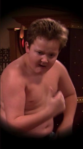 Shirtless Gibby Gets Spied On? 😳 | iCarly #Shorts