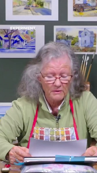 Originally from Sydney, Australia, @barbara_tapp_ is passionate about drawing. For 39 years she has worked as a Bay Area architectural illustrator, working freehand and honing her craft. In this time, she has illustrated 14 travel books, worked as an artist for scientists at a zoo, and also applied these skills in the real estate market. Today, Barbara is primarily a plein air watercolor painter. She loves the transparency of watercolor, as it gives her endless possibilities for achieving depth 