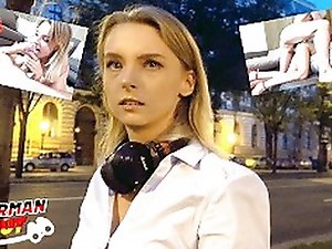 GERMAN SCOUT - CUTE COLLEGE CANDY SEDUCE TO FUCK AT PICKUP MODEL JOB