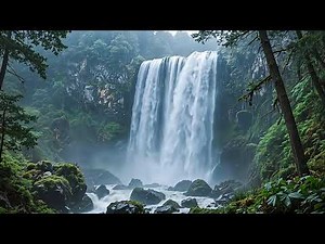 Waterfall Sound Loop | 10 Hours Non-Stop Relaxation