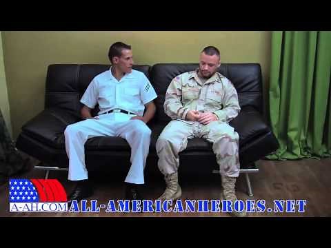 Petty Officer Eddy and Sergeant Miles