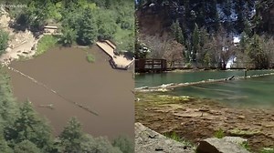 Colorado's Iconic Hanging Lake Damaged By Mudslides