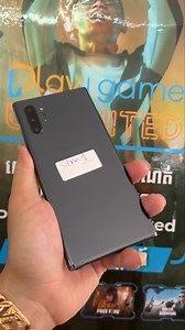 2.8K views · 110 reactions | Samsung Not 10 Plus 5G 256G Ram 12G Global EU Sim 1 ( អេក្រង់​ + ខ្នងក្រោយ​ 99% ) តួរសឹកបន្តិច​ សាណុំហ្សុីន​ តំលៃតែ​ 199$  Chipset snapdragons 855 5G ✅ Display 2K Videos 4K 010545555-061545555 ! | Try Tin Phone Shop | Facebook