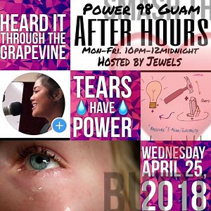 YOU HEARD IT THRU THE GRAPEVINE! YOU HAVE THE POWER! Jewels#afterhours #withjewels #latenightradio #power98guam #p98 #humpday # | Power 98 Guam