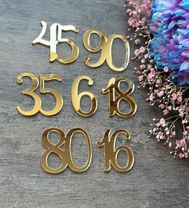 Acrylic Numbers Custom Number Craft Lasercut Numbers Wedding Numbers Wood Wedding Acrylic Numbers Wedding Table Numbers Crafts Modern Decor - Etsy