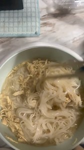Made some homemade CHICKEN NOODLES (Rice noodles) | Felice Tamara J